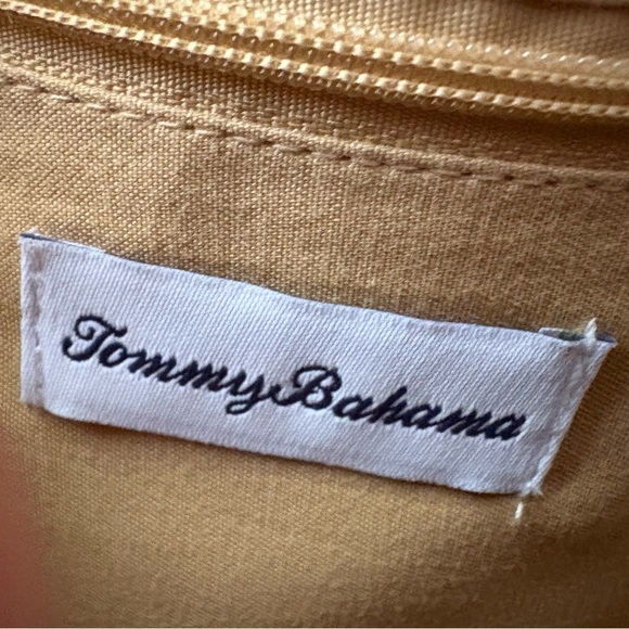 Tommy Bahama Tan Woven Tote Bag - Picture 3 of 4